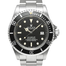 U番 1997年製造 箱保証書付き ROLEX シードゥエラー Ref.16600 ブラック 中古品 メンズ 腕時計