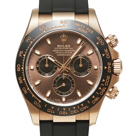 2020年保証書付き ROLEX デイトナ チョコレートブラウン×ブラック オイスターフレックス Ref.116515LN 中古品 メンズ 腕時計