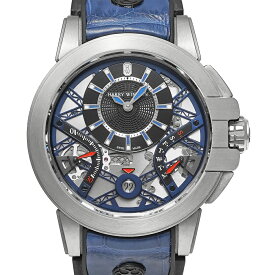 箱・国内正規保証書付き HARRY WINSTON オーシャン プロジェクト Z10 世界300本限定 Ref.OCEABI42ZZ001 中古品 メンズ 腕時計