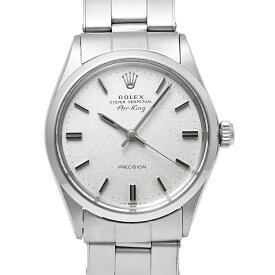 1970年前後 ROLEX エアキング 梨地ダイヤル Ref.5500 シルバー アンティーク品 メンズ 腕時計