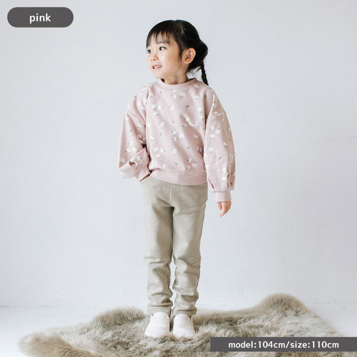 楽天市場】[t.] ぽわん袖 花柄 トレーナー ベビー キッズ 子供服 