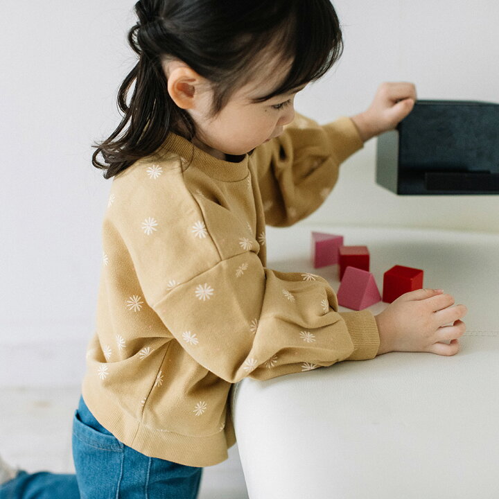 楽天市場】[t.] ぽわん袖 花柄 トレーナー ベビー キッズ 子供服 