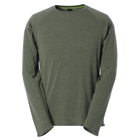 アクシーズクイン（AXESQUIN）メリノウール LSティー（Merino Wool LS Tee）011048カラー：R68 Rifle Green