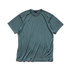 スタティック（STATIC）オールエレベーション S/S シャツ（ALL ELEVATION S/S SHIRTS）100223　カラー：Blue Green　【トップス カットソー Tシャツ 半袖 アウトドア キャンプ シャツ】