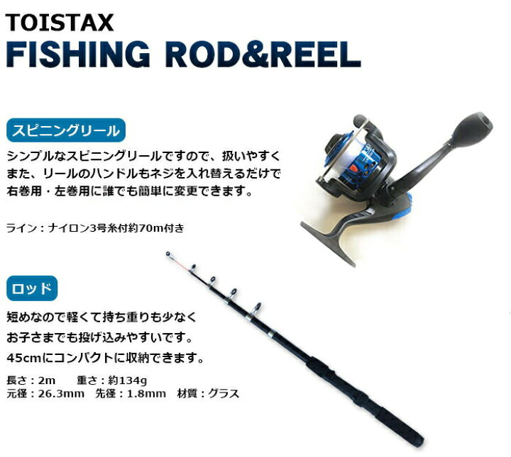 楽天市場 釣り竿 セット リールセット 2m 釣竿セット ロッド 0a 海釣り 川釣り 釣りセット 初心者用 釣り入門 釣り具セット 釣竿 ロッド リール 釣り初心者 入門用 投げ竿 サビキ 釣竿 子供 釣り竿セット 初心者 釣具セット 満点ポイント
