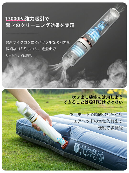 楽天市場】ハンディ クリーナー 掃除機 スティック 超軽量 ミニ 
