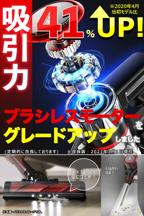 楽天市場 コードレス掃除機 pa 40分間稼働 0w 1年保証 モード切替 サイクロン掃除機 サイクロン スティック クリーナー スティッククリーナー サイクロンクリーナー コードレスクリーナー Moosoo K17伸縮型 Moosoo