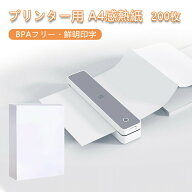 A4サイズ 感熱紙 200枚 携帯プリンター用 高感度 高保存性 長期保存可能 発色鮮明 インク不要 A4幅 ラベ…