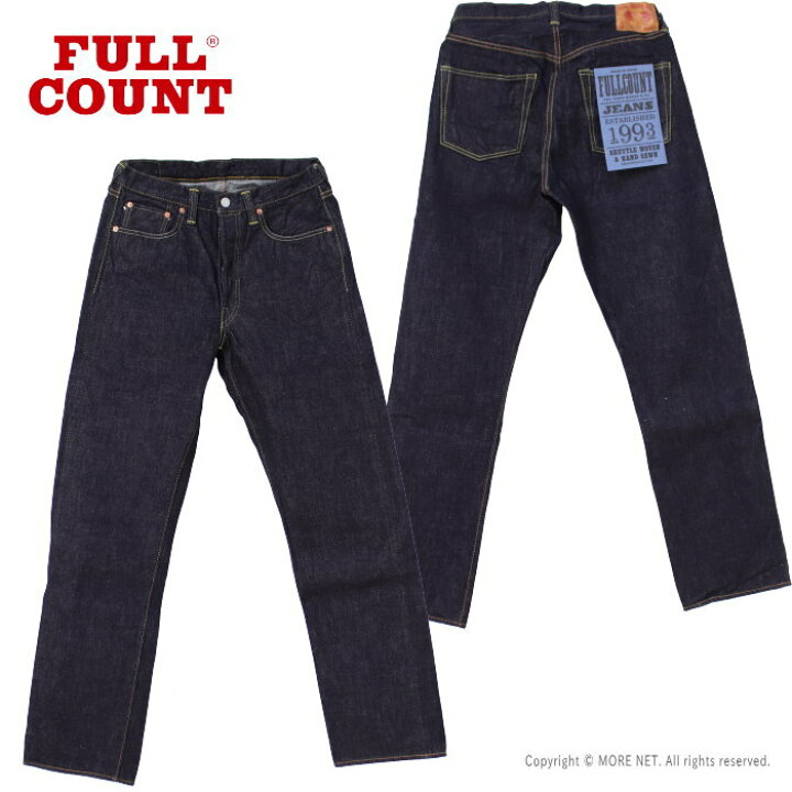 楽天市場】フルカウント FULLCOUNT 15.5オンス ストレートジーンズ 