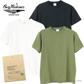 ●バズリクソンズ BUZZ RICKSON'S パッケージTシャツ BR78960 メンズ 日本製 無地 半袖