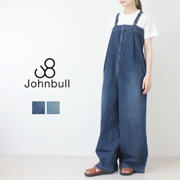 楽天市場】[40%OFF] ジョンブル JOHNBULL デニムタックベアサロペット  