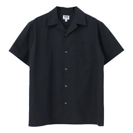 フェローズ PHERROW'S オープンカラーシャツ 24S-PIS2 メンズ 日本製 半袖 開襟 無地 アロハ 2024春夏
