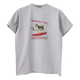 フェローズ PHERROW'S プリント半袖Tシャツ 24S-PT5 メンズ Husky Surf Club 2024春夏