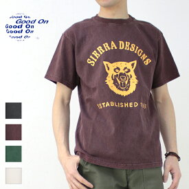 グッドオン Good On x シエラデザインズ SIERRA DESIGNS コラボ ドッグティー 931001 メンズ 日本製 半袖 Tシャツ 2024春夏