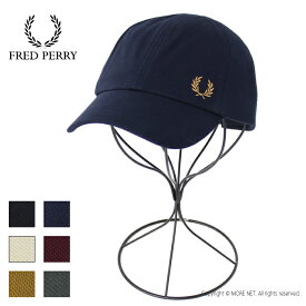 □□フレッドペリー FRED PERRY ピケクラシックキャップ HW6726 メンズ レディース 帽子 ワンポイント ローレル刺繍