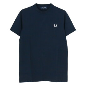 フレッドペリー FRED PERRY ワンポイントロゴ刺繍Tシャツ M3519 メンズ 半袖 リンガー 2024春夏