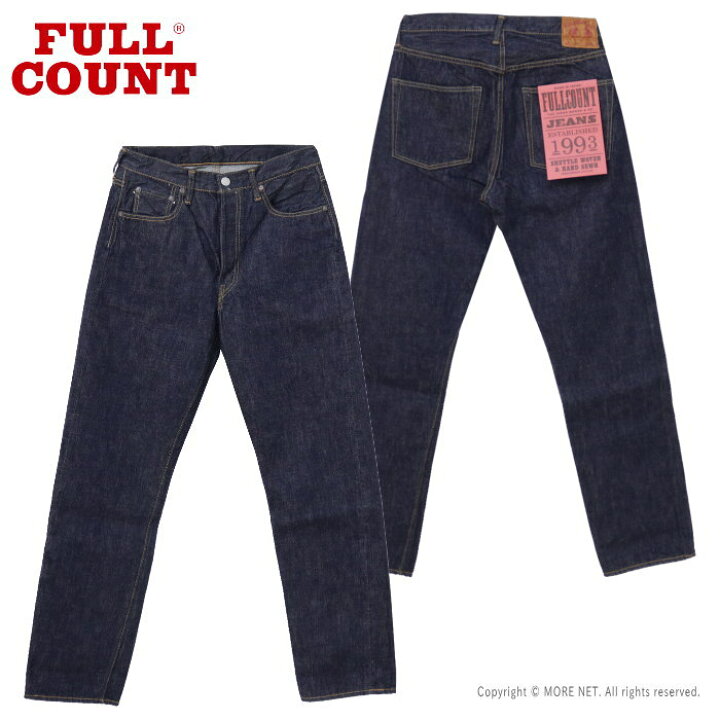 楽天市場】フルカウント FULLCOUNT 13.7ozデニム クリーンストレート 