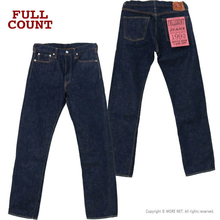 楽天市場】フルカウント FULLCOUNT 13.7ozデニム スリムストレート 