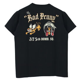 バズリクソンズ BUZZ RICKSON'S プリントTシャツ BR79346 メンズ アメリカ製 半袖 375th BOMB. SQ. 2024春夏