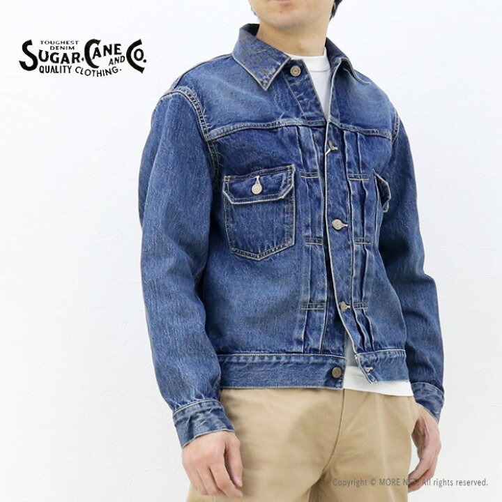 楽天市場 シュガーケーン Sugar Cane 14 25ozデニムジャケット エイジングモデル Scsh メンズ 日本製 Gジャン ユーズド加工 モアネット Casual Select
