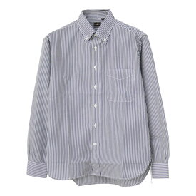 ●シュガーケーン SUGAR CANE ストライプボタンダウンシャツ SC29067 メンズ 日本製 長袖