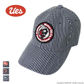 ウエス UES ヒッコリーキャップ 82HC メンズ レディース 日本製 帽子 ワッペン ストライプ ベースボール