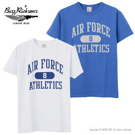 バズリクソンズ BUZZ RICKSON'S プリントTシャツ BR79130 メンズ 日本製 半袖 AIR FORCE ATHLETICS