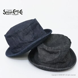 シュガーケーン SUGAR CANE 10オンスデニム ポークパイハット SC02466 メンズ レディース 日本製 帽子 2024春夏