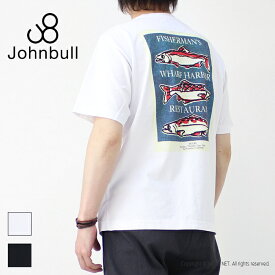[SALE セール] ジョンブル JOHNBULL ポケット付きプリントTシャツ JM233C28 メンズ 半袖 FISH [返品・交換不可]