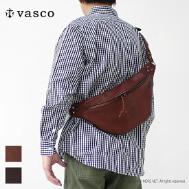 ヴァスコ vasco レザーウエストバッグ VS-243L メンズ レディース 日本製 ボディ 鞄 本革 2024春夏
