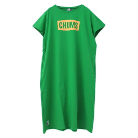 チャムス CHUMS チャムスロゴドレス CH18-1259 2024春夏 Tシャツ ワンピース ロゴ トップス レディース