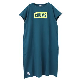 チャムス CHUMS チャムスロゴドレス CH18-1259 2024春夏 Tシャツ ワンピース ロゴ トップス レディース