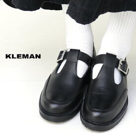 ■クレマン KLEMAN レザーストラップシューズ DAISYOR 正規代理店商品 フランス製 牛革 フラットシューズ レディース 靴
