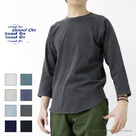 グッドオン Good On ベースボールTシャツ GOLT601 メンズ 日本製 ラグラン 7分袖 [メール便可]