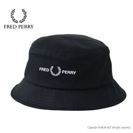 フレッドペリー FRED PERRY グラフィックブランドツイル バケットハット HW4631 メンズ レディース 帽子 バケハ ワンポイント ロゴ ローレル刺繍