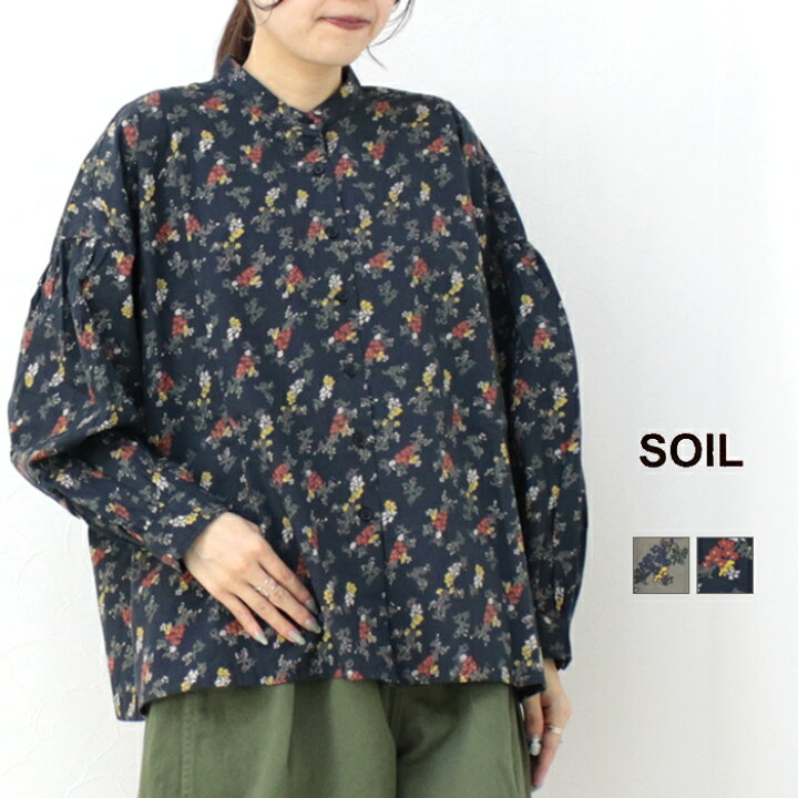 楽天市場】[SALE セール] ソイル SOIL ポプリンフラワープリントバンド 