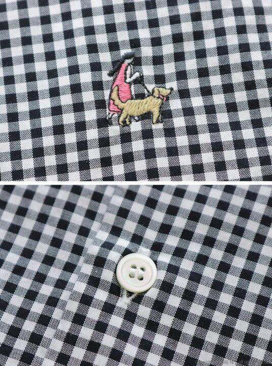 楽天市場】[20%OFF] グリン grin ブロードお散歩刺繍シャツ 8262T-027 