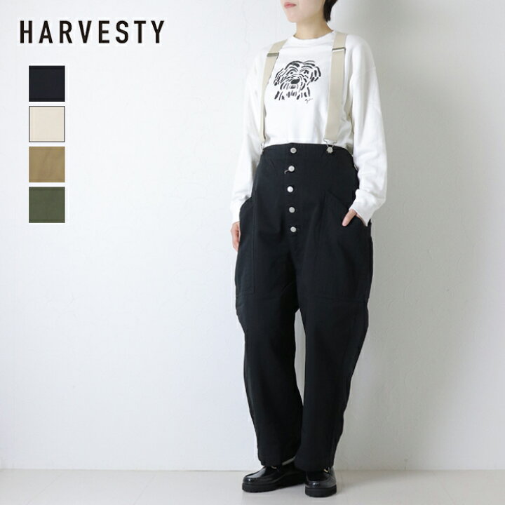 楽天市場】ハーベスティ HARVESTY チノクロスサスペンダーガーデン 