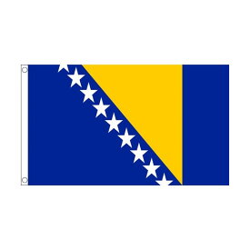 【送料無料】 国旗 ボスニア ヘルツェゴビナ 150cm × 90cm 特大 フラッグ 【受注生産】