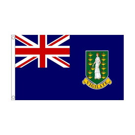 【送料無料】 国旗 イギリス領ヴァージン諸島 150cm × 90cm 特大 フラッグ 【受注生産】