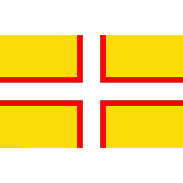 ゆうメール 送料無料 国旗 最大77%OFFクーポン イギリス イングランド ドーセット州 州旗 男性に人気 受注生産 フラッグ × 特大 90cm 150cm