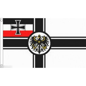 【送料無料】 国旗 ドイツ連邦 北ドイツ連邦 プロイセン軍軍旗 150cm × 90cm 特大 フラッグ 【受注生産】