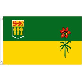 【送料無料】 国旗 カナダ サスカチュワン州 州旗 150cm × 90cm 特大 フラッグ 【受注生産】