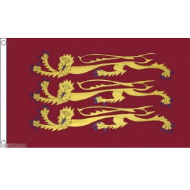 【送料無料】 国旗 イングランド 王室 紋章 3頭 ライオン 150cm × 90cm 特大 フラッグ 【受注生産】