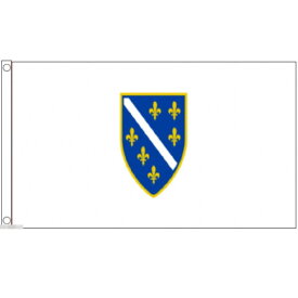 【送料無料】 国旗 ボスニア ヘルツェゴビナ 独立時 150cm × 90cm 特大 フラッグ 【受注生産】