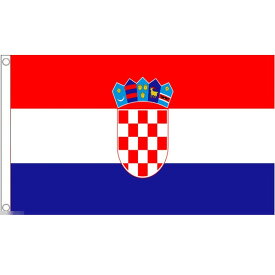 【送料無料】 国旗 クロアチア共和国 150cm × 90cm 特大 フラッグ 【受注生産】