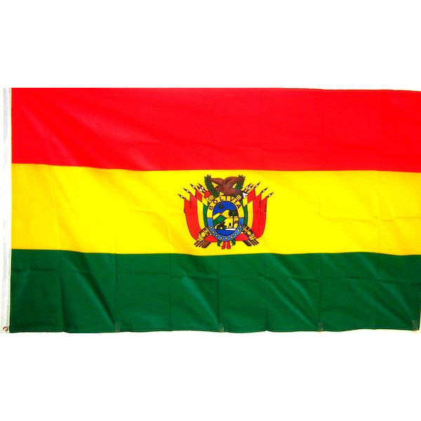 ゆうメール 送料無料 国旗 割り引き ボリビア多民族国 150cm ギフト 特大 フラッグ 90cm 受注生産 ×