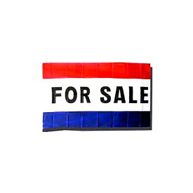 【送料無料】 FOR SALE 売り出し中 のぼり旗 150cm × 90cm 特大 フラッグ 【受注生産】