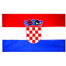 【送料無料】 国旗 クロアチア共和国 150cm × 90cm 特大 フラッグ 【受注生産】