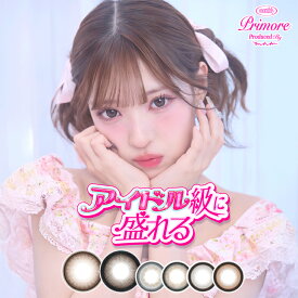 カラコン プリモア マンスリー【1箱2枚入】度あり 度なし 15.0mm MINAMI Primore 1month 1ヵ月 低含水 カラー コンタクト